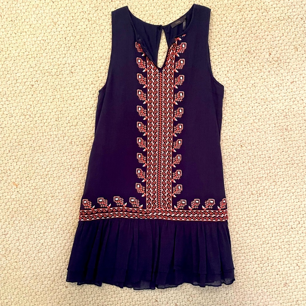 THML Sleeveless Embroidered Dress EUC - Picture 2 of 12